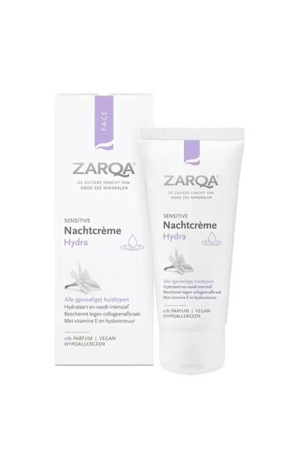 Zarqa drėkinamasis naktinis veido kremas, 50 ml