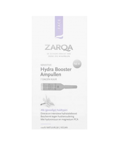 Zarqa hydra booster ampulės, 7 dienų priežiūra