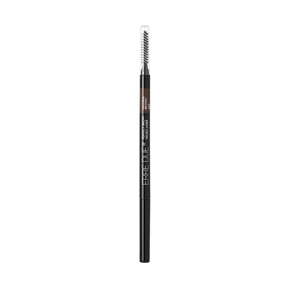 ERRE DUE Natural Brown PERFECT BROW MICRO LINER Nr. 402 antakių pieštukas