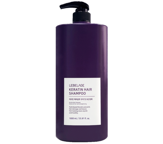 LEBELAGE KERATIN HAIR SHAMPOO šampūnas su keratinu, 1000 ml