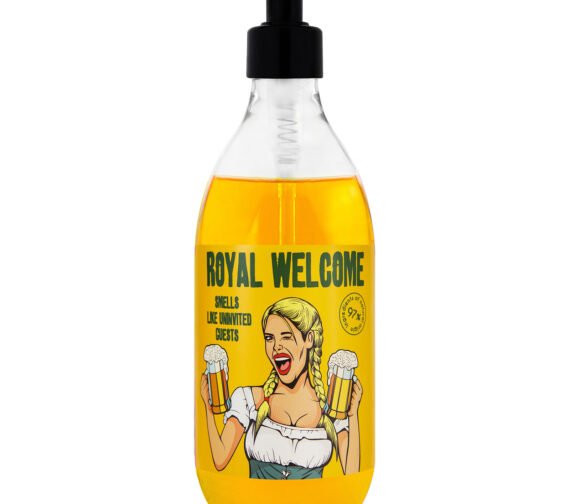 LaQ Shots! Dušo gelis ROYAL WELCOME – Karališkas pasitikimas, medaus spalvos, 500ml