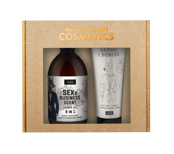 LaQ SEX & BUSINESS dovanų rinkinys: dušo …