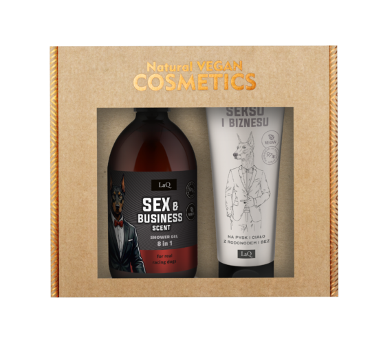 LaQ SEX & BUSINESS dovanų rinkinys: dušo …