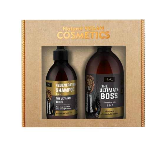 LaQ THE ULTIMATE BOSS dovanų rinkinys: dušo g…