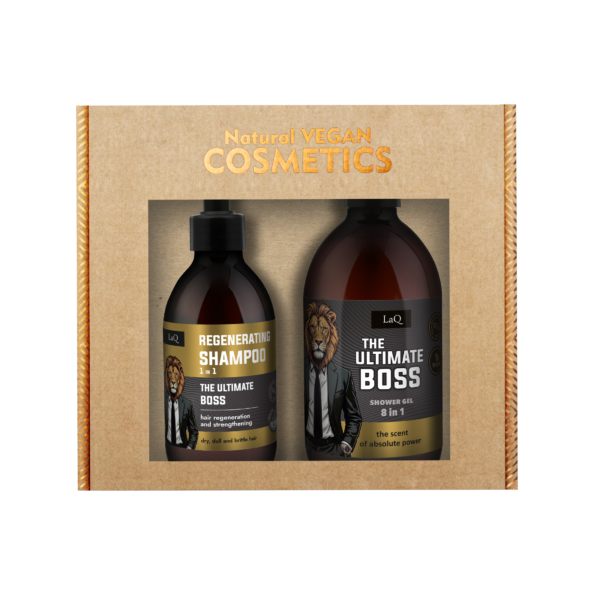 LaQ THE ULTIMATE BOSS dovanų rinkinys: dušo g…